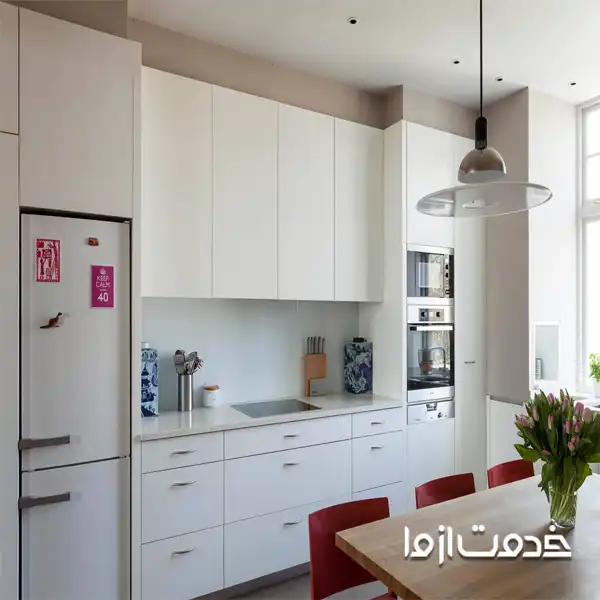 کابینت یکطرفه برای آشپزخانه باریک