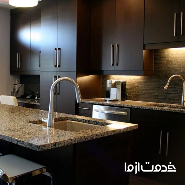 مدل کابینت مدرن مشکی