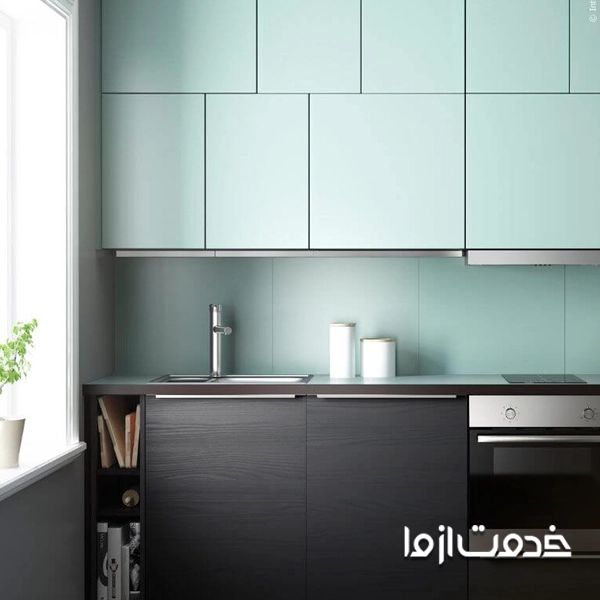 کابینت هایگلاس مات مدرن