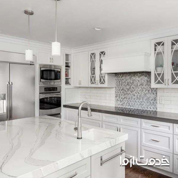 پیشگیری از زرد شدن کابینت های گلاس سفید