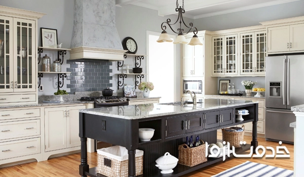 طراحی جزیره نئوکلاسیک 