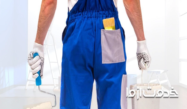 پوشیدن لباس مناسب برای رنگ آمیزی ساختمان 