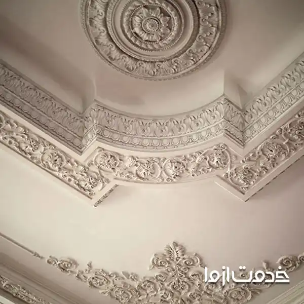 انواع رنگ گچبری دیوار