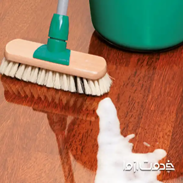 نظافت و برق انداختن پارکت