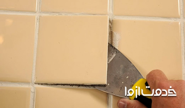 برداشتن کاشی لق شده