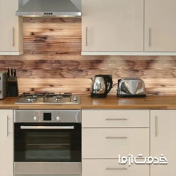 خرید بین کابینتی چوبی زیبا 