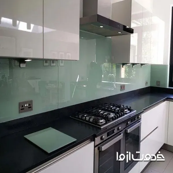 ساخت بین کابینتی با شیشه