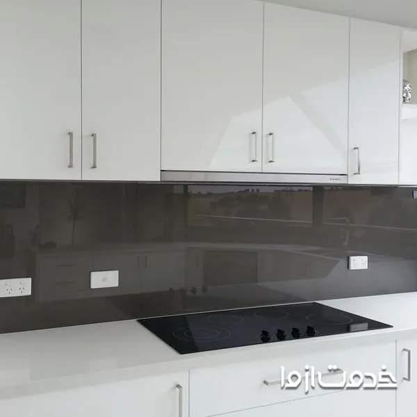 بین کابینتی شیشه ای تیره