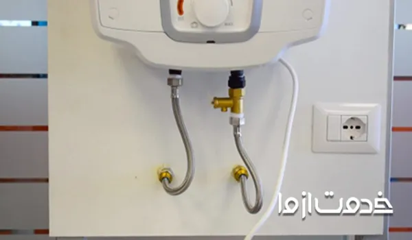 آخرین مرحله از راه اندازی و نصب آبگرمکن برقی شعله طلایی
