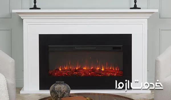 علت نارنجی سوختن شعله بخاری گازی