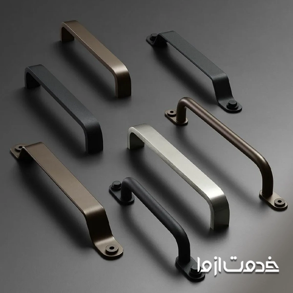 انواع دستگیره خطی برای کابینت آشپزخانه