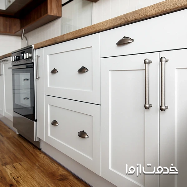 بهترین دستگیره برای کابینت سفید