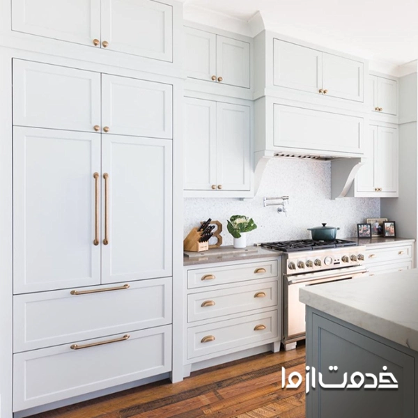 مناسب ترین دستگیره کابینت سفید
