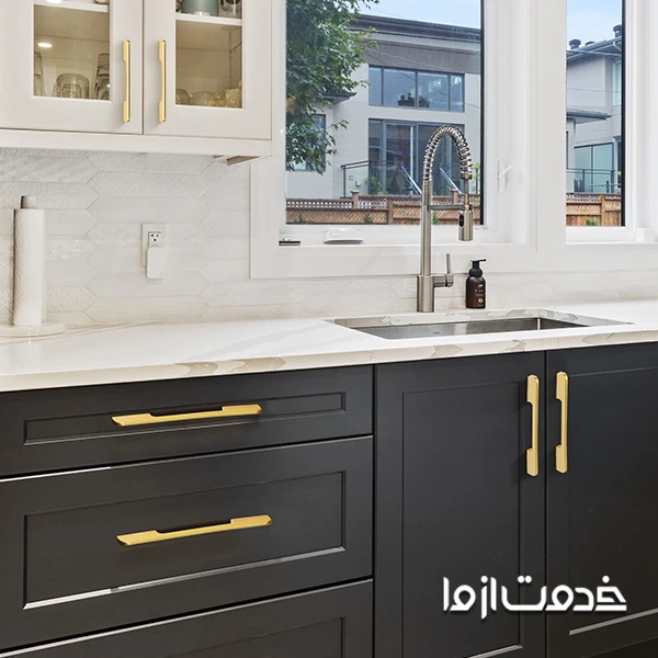 مدل دستگیره کابینت مشکی