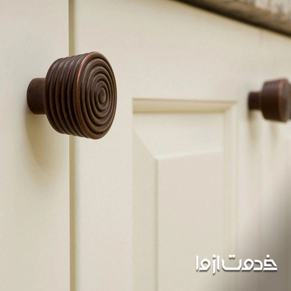 دستگیره کابینت کرم رنگ