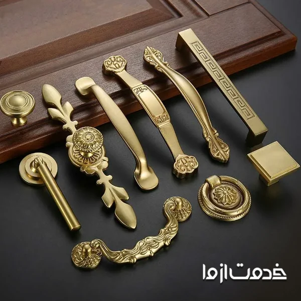 انواع دستگیره کابینت سلطنتی