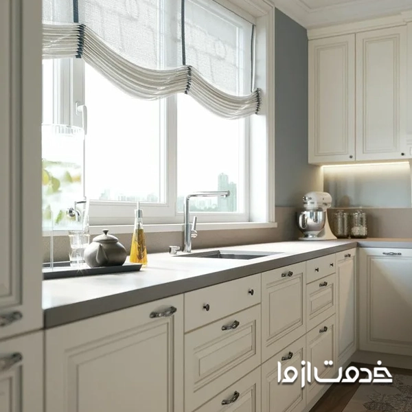 ایده برای ساخت کابینت زیر پنجره