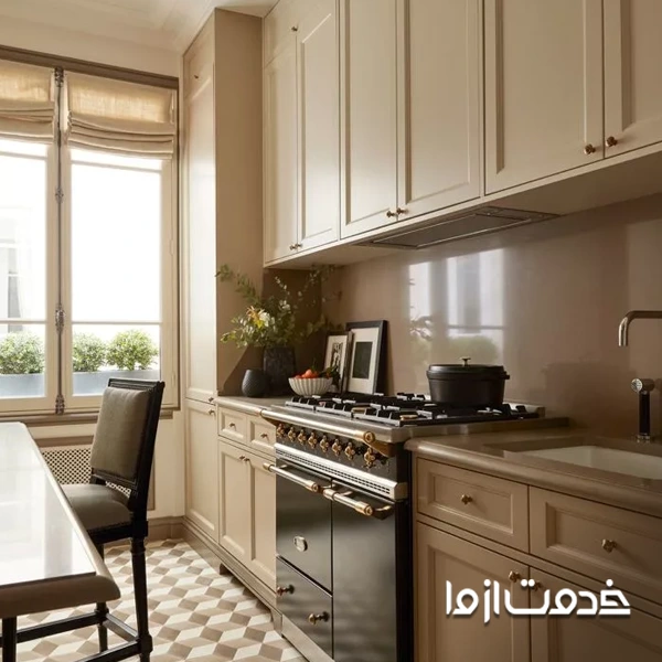 مدل کابینت کنار پنجره