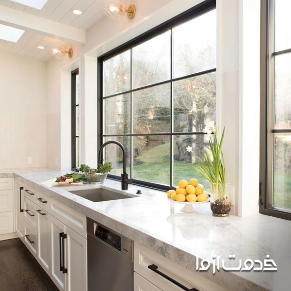 مدل کابینت زیر پنجره