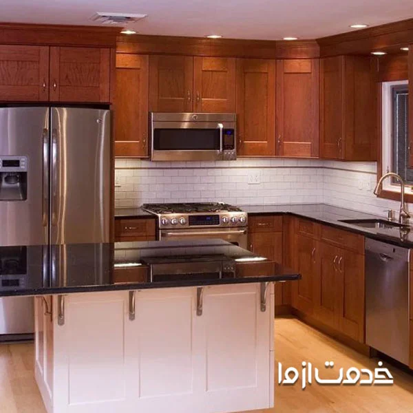 مدل کابینت ال برای آشپزخانه های کوچک