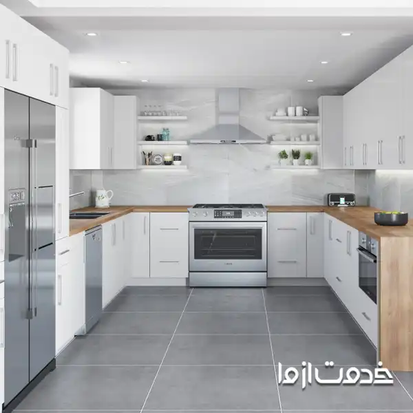 جدیدترین ایده‌های مدل کابینت دو طرفه