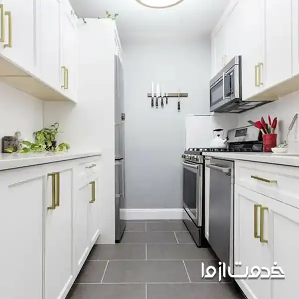 ایده برای کابینت دو طرفه آشپزخانه