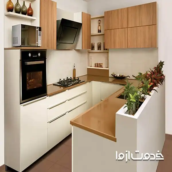 کابینت جدید مدل دو طرفه برای انواع آشپزخانه