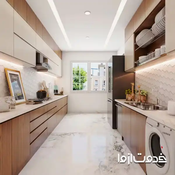 مدل های جدید کابینت به صورت دو طرفه