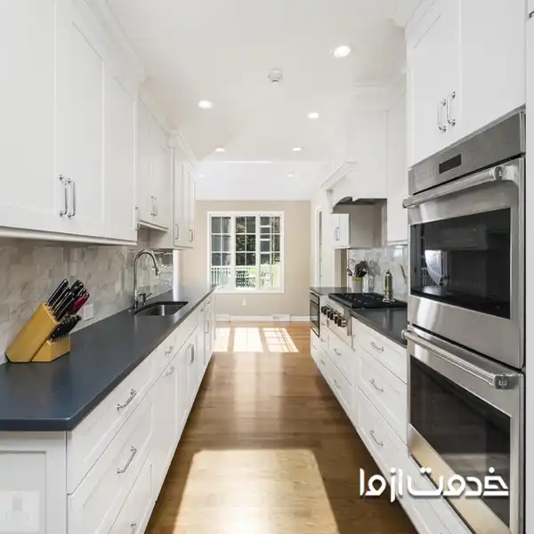 کابینت دو طرفه جدید سفید