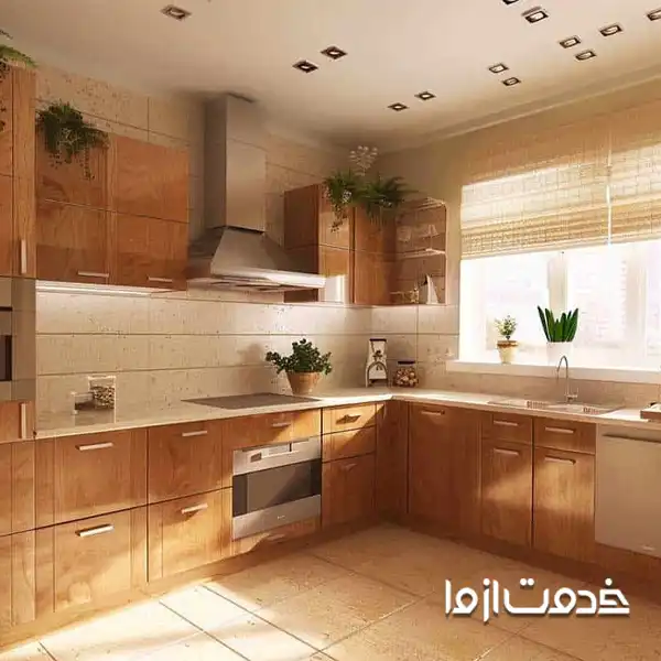 کابینت دوطرفه طرح ال