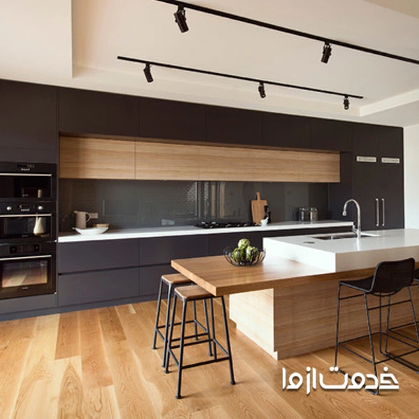 عمق کابینت پله ای