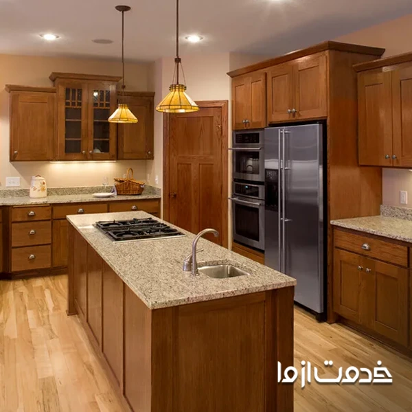 دوام کابینت های چوبی