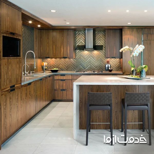 کابینت چوبی مینیمال