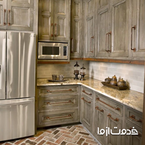 کابینت چوبی به سبک روستیک