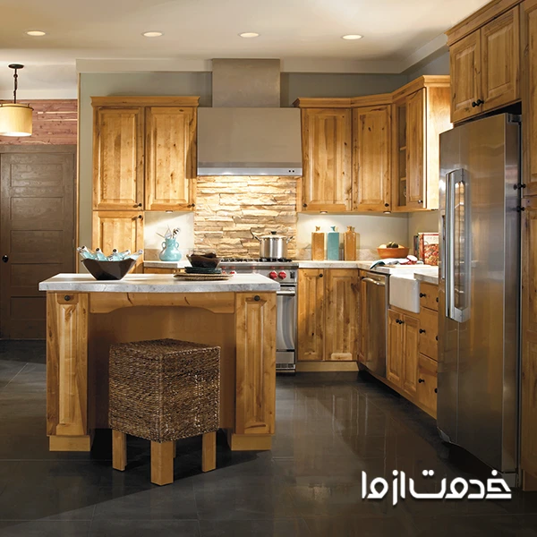 کابینت روستایی چوبی