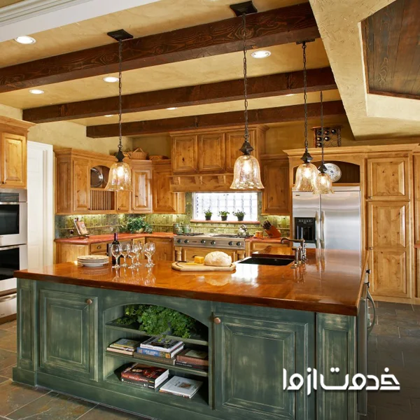 کابینت چوبی جدید روستیک