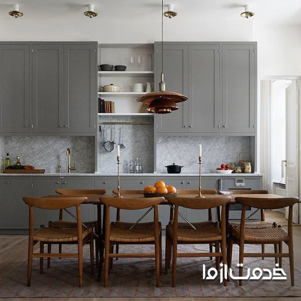 کابینت یکسره کلاسیک