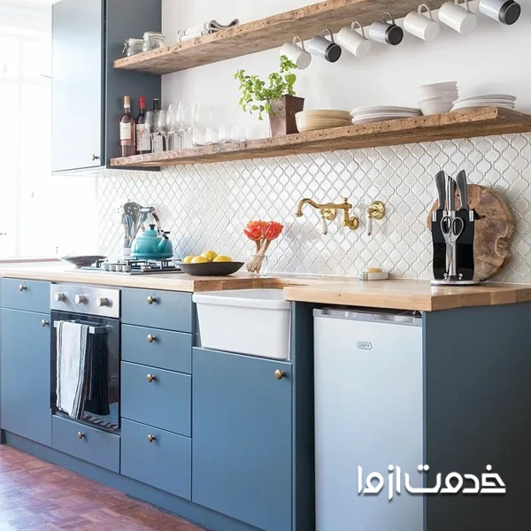 طرح کابینت یک طرفه