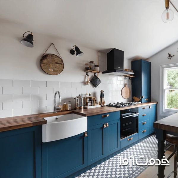 عکس کابینت یک طرفه