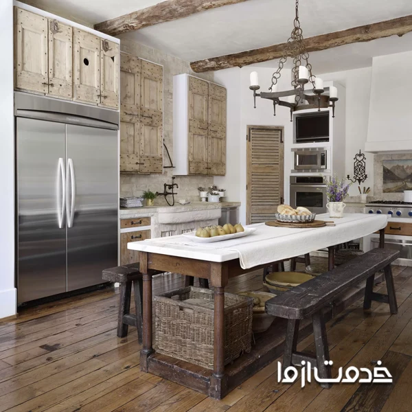 کابینت های یکسره روستیک شیک