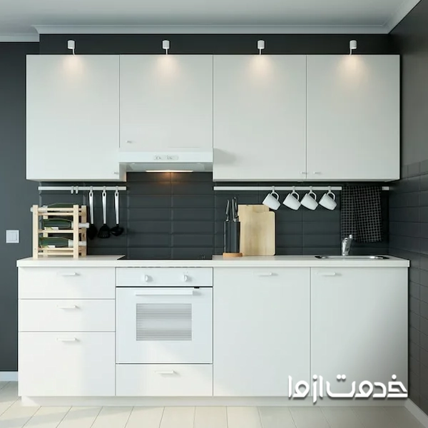 کابینت یک طرفه آشپزخانه کوچک