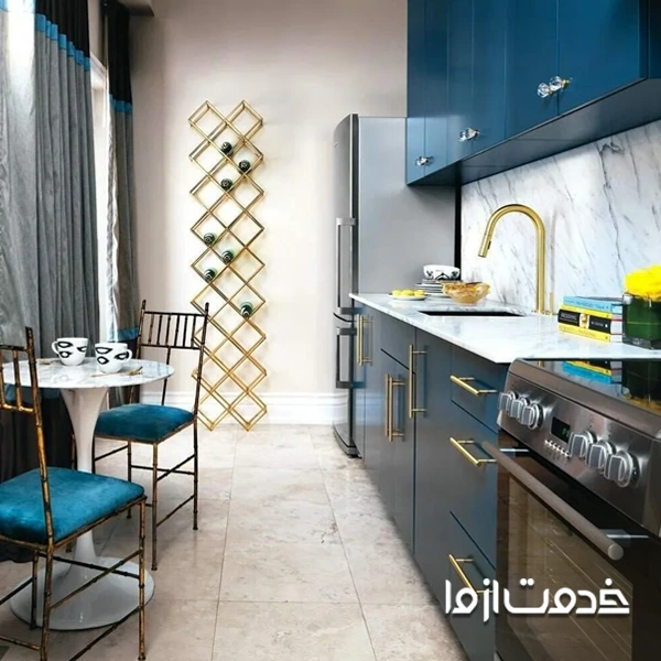 کابینت یکسره کوچک شیک