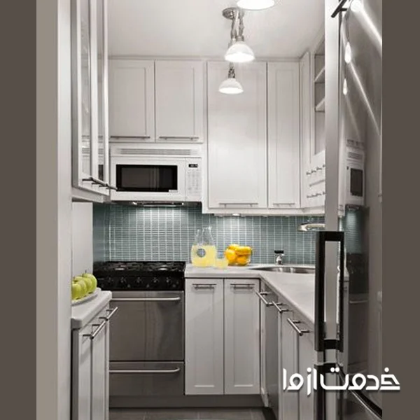 کابینت برای آشپزخانه بدون پنجره کوچک