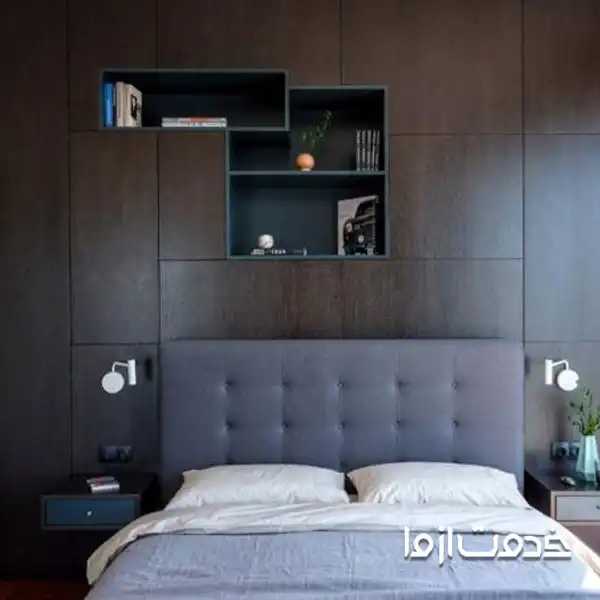 شلف دیواری اتاق خواب 