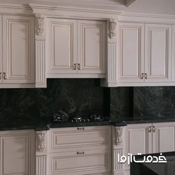 ایده کابینت سلطنتی سفید