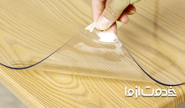 طلق رومیزی شفاف برای کابینت