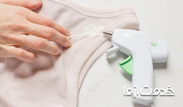 لکه چسب حرارتی روی لباس