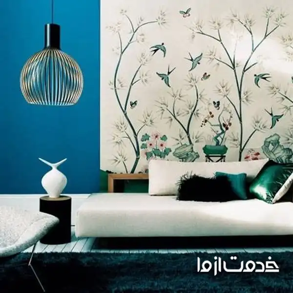 ترکیب رنگ‌های سرد با طرح‌های مدرن