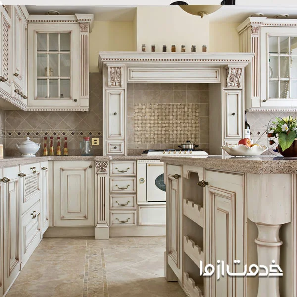 مدل کابینت پلی اورتان کلاسیک