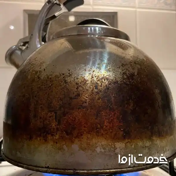 برق انداختن کتری سوخته 